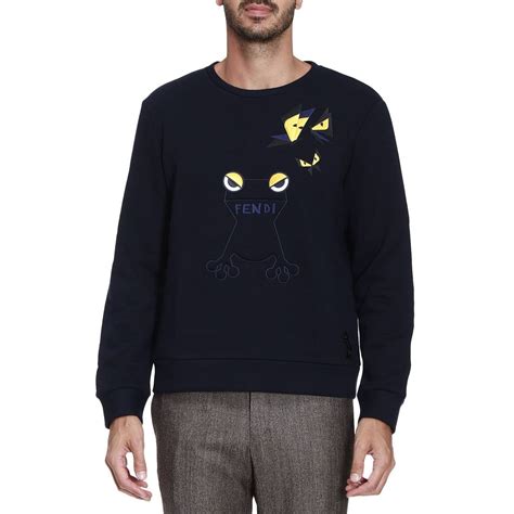 fendi sweatshirt blue|Fendi unisex sweater.